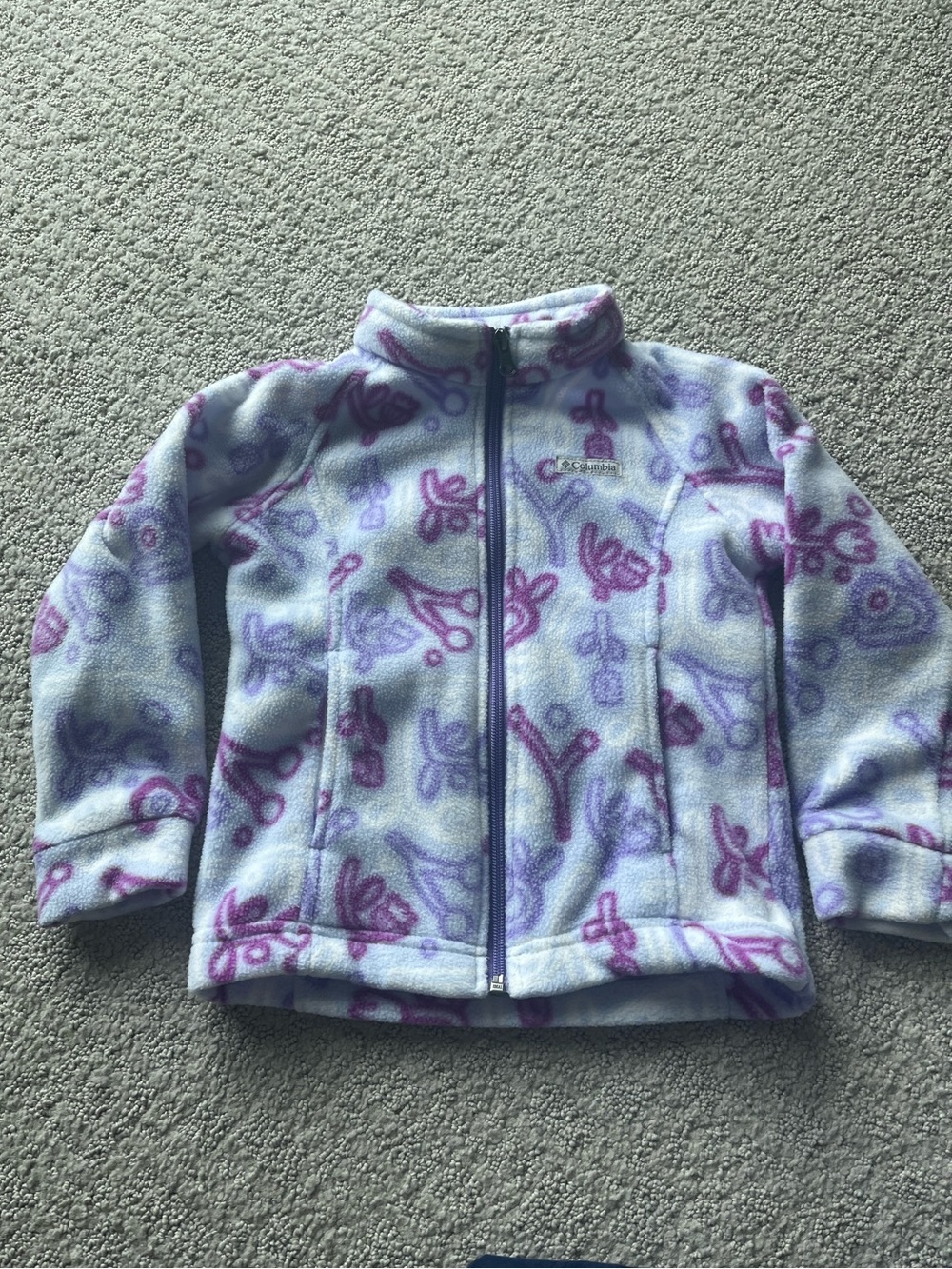 Columbia Fleece Full Zip 4T excellent condition